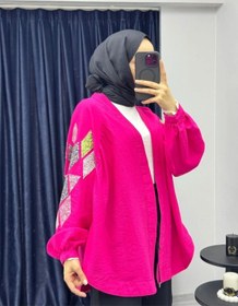 Resim Kmn001 Nakış İşlemeli Kimono 001 