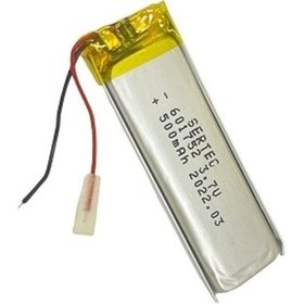 Resim 601752 3.7v 500 Mah Li-polymer Pil Devreli/1.5a 