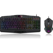 Resim Redragon S101-5 Oyuncu Rgb Klavye + Mouse K503RGB + M601RGB 