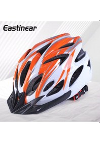 Resim Yy Bisiklet Kafasıbisiklet Kaskı Beyaz - Altın 