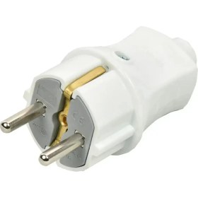 Resim Skygo Topraklı Erkek Fiş Beyaz 