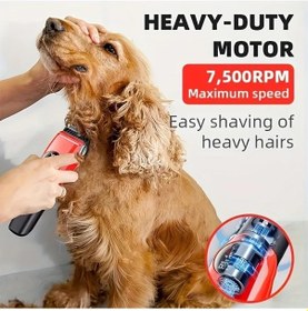 Resim Willowhaven Yeşil Profesyonel Köpek Tıraş Makinesi Şarjlı Kedi Tüy Kesme Düşük Sesli Farklı Tarak Başlıklı 