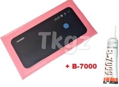 Resim Huawei P20 Lite Arka Pil batarya Kapağı (LENS Lİ CAM+B-7000) SİYAH Tkgz