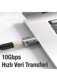 Resim Polham 120w 10gpbs Usb To Type C Çevirici Dönüştürücü Adaptör, Otg Dönüştürücü, Ultra Dayanıklı 