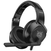 Resim Neevoyu Onıkuma K19 Oyun Kulaklığı - 40mm Sürücü, Omnidireksiyonel Mikrofon, Led Işık, Ses Kontrolü, 3.5mm Uyumlu, Siyah 