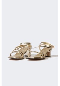 Resim DeFacto Kadın Yüksek Taban Suni Deri Topuklu Sandalet E2521AX25SMGD1 