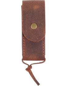 Resim Deri Çakı Kılıfı , S , Koyu Kahve Çok Renkli 