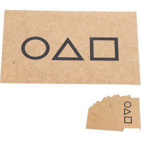 Resim Hangfox Squid Oyunu Rol Oynama Davet Kartları - 10 Adet Kaliteli Kağıt Oyun Kartı, Kostüm Partileri, Halloween Ve Carnaval İçin Uygun 