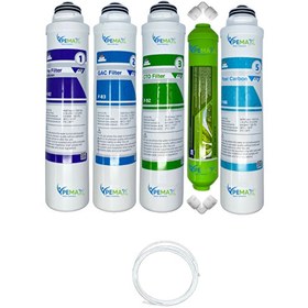 Resim Pemax Water Solutions Kapalı Kasa Su Arıtma Cihazlarına Tak Çevir 5'li Mebransız Alkali -Tatlandırıcı 