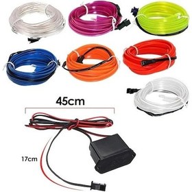 Resim Araç Içi Neon Ledi Ip Led Renk Seçenekli 5 M 