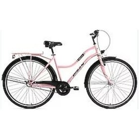 Resim Tetra 3.0 - 24" City Bike - 13' - 21 Vites - V.b. - Metalik Açık Pembe -toz Pembe/bej Pembe - Beyaz 