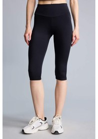Resim Defacto Yüksek Bel Sporcu Tayt I1838ax26hsbk81 Siyah-bk81 