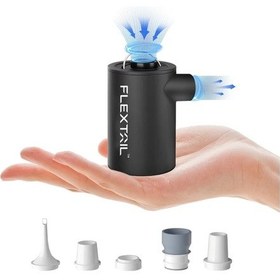 Resim Fochsia Flextaılgear Max Pump 2024 Model 1600mah Taşınabilir Şişirme Pompası Siyah 