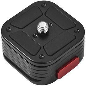 Resim Wezone Alüminyum Hızlı Çıkarma Tablosu, Yan Kilitleme, Üstte 1/4 Vida, Altta 1/4 & 3/8 Vida Delikleri, Fotoğraf İçin Dayanıklı 