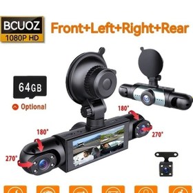 Resim Sandwich Motion003 3 Kameralı 360 Araç Kamerası 1080p Ön 480p Yan 170 Gece Görüşü Park Modu Güçlü 3 Kameralı 360 Aracınızı 