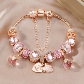 Resim 1 adet Zarif 19cm Gül Petek Kalp Kolye Seti - Çift Katmanlı Parlayan Taşlarla, Yılan Zinciri ve Polimer Çamur Boncuklarla - Anneler Günü, Doğum Günleri, Sevgililer Günü, Noel ve Yıldönümleri için Mükemmel Hediye, Sevgililer Günü Hediyesi|Zarif Gül Tasarımı|Dayanıklı Bilezik, Gül Altın Takı 