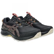 Resim Asics Gel-Venture 10 Waterproof 1012B760 Outdoor Koşu Siyah-Mor Kadın Spor Ayakkabı 