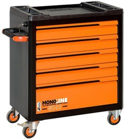 Resim Retta Rta5141 Monoline 5 Çekmeceli 221 Parça Takım Arabası 