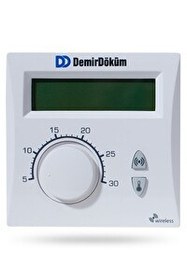 Resim DemirDöküm Kablosuz Oda Termostatı RF6001 