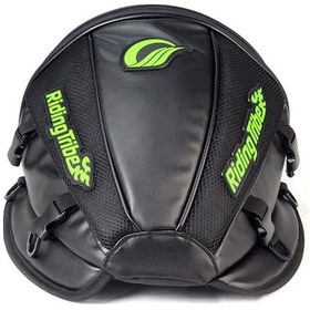 Resim Motosiklet Yakıt Deposu Arka Koltuk Sürücü Çantası Siyah Siyah 