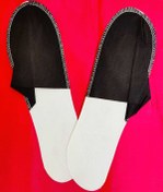 Resim ONC otel terliği siyah-beyaz 25 li paket 