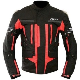 Resim Prosev 7152-T Uzun Mont Kırmızı Siyah 