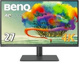 Resim BenQ PD2705U, 27" inç, IPS Panel, 4K UHD (3840x2160), 5ms, 60Hz, 1200:1, 99% sRGB/Rec.709, HDR10, Pantone SkinTone, Calman Verified, Flicker-Free, Low Blue Light, Dahili Hoparlör, Tasarım Monitörü 