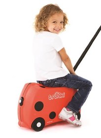 Resim Trunki Çocuk Bavulu - Uğurböceği Harley 