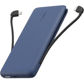 Resim Belkin BoostCharge Plus 10000 mAh Kapasiteli Taşınabilir Powerbank, MFI Sertifikalı 2 adet USB-C kablo bağlantı noktası, 23W, Mavi 