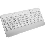 Resim LOGITECH Q SIGNATURE 920-010973 Kablosuz Beyaz Klavye 