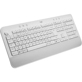 Resim LOGITECH Q SIGNATURE 920-010973 Kablosuz Beyaz Klavye 