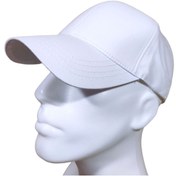 Resim AXE SPORTSWEAR Unisex Beyaz Mikro Kumaş Arkası Cırtlı Ayarlanabilir Kasketli Spor Beyzbol Kep Şapka 