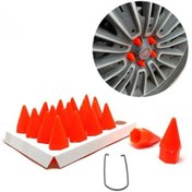 Resim Sts Oto Aksesuar Sivri Mermi Bijon Kapağı Sökme Aparatlı Turuncu 19 mm (01) 