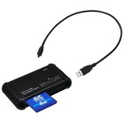 Resim Compact Flash Cf Çoklu Kart Okuyucu Sd Mmc Cf Ms 