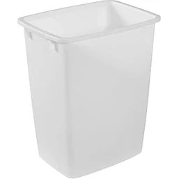 Resim SHC4200 Rubbermaid Küçük Mutfak Banyo Kovası, Lavabo Altı Sepeti, Plastik, Beyaz, 9 Galon 