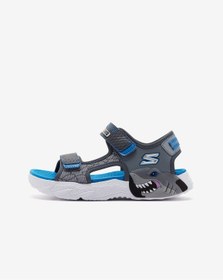 Resim Skechers Creature - Splash Büyük Erkek Çocuk Gri Işıklı Sandalet 400614l Ccbl Gri 