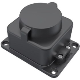 Resim Kauçuk Priz Ip54 16A Duvar 2P+T 