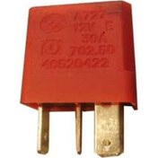 Resim Mta 3617 - 0603020 Micro Röle 12v 30 Amper 4 Fişli Kırmızı 