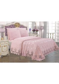 Resim Çeyizlik Pike Takımı Dubai Pudra Pudra 
