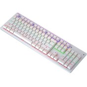 Resim Leaven K880 104 Tuşlu Yeşil Switch Kablolu Mekanik Oyuncu Klavye 