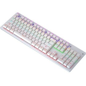 Resim Leaven K880 104 Tuşlu Yeşil Switch Kablolu Mekanik Oyuncu Klavye 
