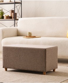 Resim Favora Urla Puf - Kahverengi Kahverengi 