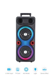 Resim Piranha 7889 Kablosuz PartyBox RGB Bluetooth Kule Hoparlör | USB & TF Kart | Mikrofon & AUX Giriş 