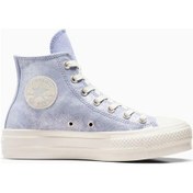 Resim Converse Ctas Lift Hi Kadın Sneaker-lila Lila 