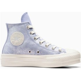 Resim Converse Ctas Lift Hi Kadın Sneaker-lila Lila 