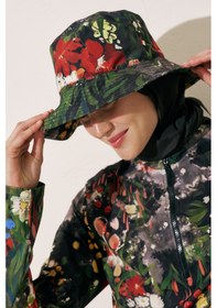 Resim Manuka Eşarp Detaylı Bucket Şapka Dark Garden Dark Garden 