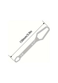 Resim Elmpaly Çift Başlı Kendinden Sıkmalı Ayarlanabilir 8-22mm Krom Vanadyum İngiliz Anahtarı 