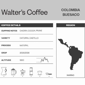 Resim Colombia Buesaco - 250GR - Mocha Pot 