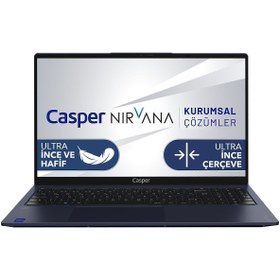 Resim Casper Nirvana X700.1235-8U00X-M-F Intel Core i5 1235U 15.6" 8 GB RAM 250 GB NVMe SSD Gen4 FreeDOS Laptop 