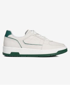 Resim Greyder Kadın Beyaz Yeşil Hakiki Deri Sneaker Ayakkabı 3Y2SA32311 